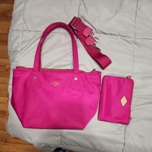 SOLD!  MZ Wallace Tote in Dragonfruit